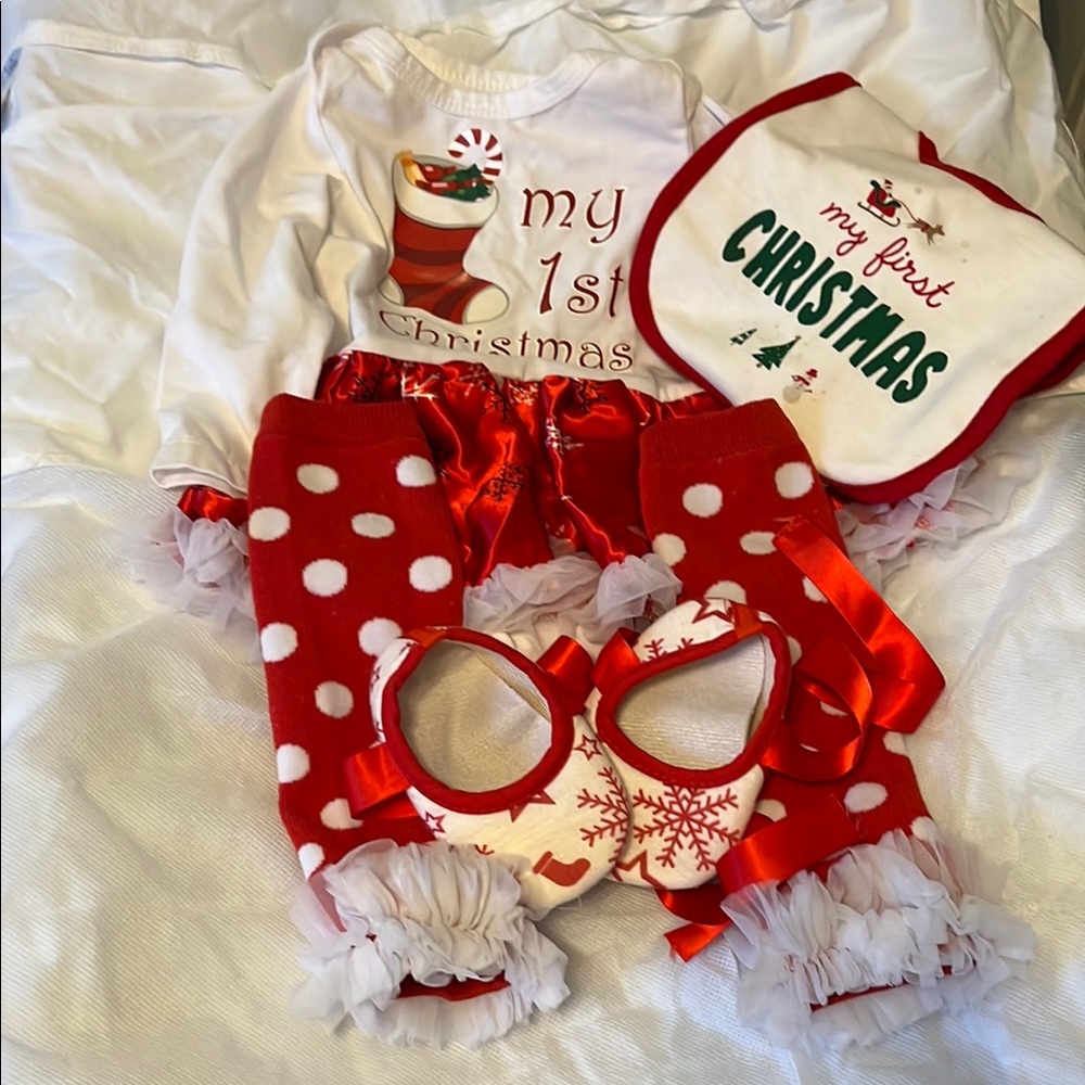 Festive Baby Christmas Outfit Set